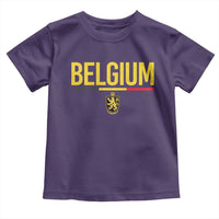 Belgium Belgian Flag Toddler T Shirt Belgian Lion Coat of Arms Belgie Souvenir
