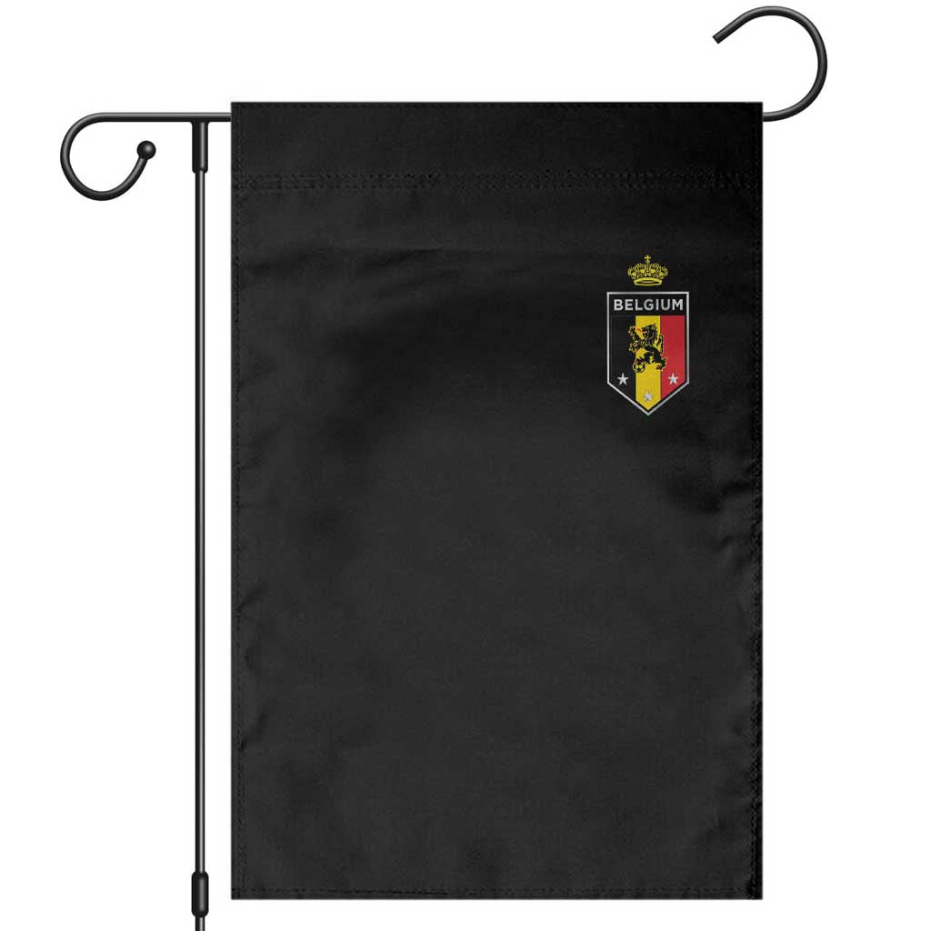 Belgium Football Crest Garden Flag Vintage Belgian Lion Crown Belgian Heritage