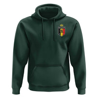 Belgium Football Crest Hoodie Vintage Belgian Lion Crown Belgian Heritage