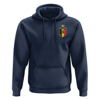 Belgium Football Crest Hoodie Vintage Belgian Lion Crown Belgian Heritage