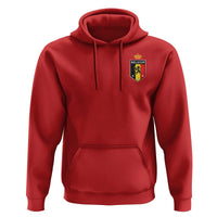 Belgium Football Crest Hoodie Vintage Belgian Lion Crown Belgian Heritage