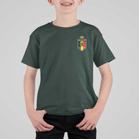 Belgium Football Crest T Shirt For Kid Vintage Belgian Lion Crown Belgian Heritage