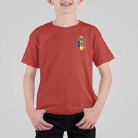 Belgium Football Crest T Shirt For Kid Vintage Belgian Lion Crown Belgian Heritage