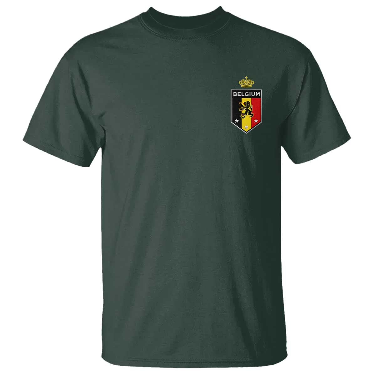 Belgium Football Crest T Shirt Vintage Belgian Lion Crown Belgian Heritage