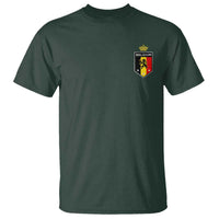 Belgium Football Crest T Shirt Vintage Belgian Lion Crown Belgian Heritage