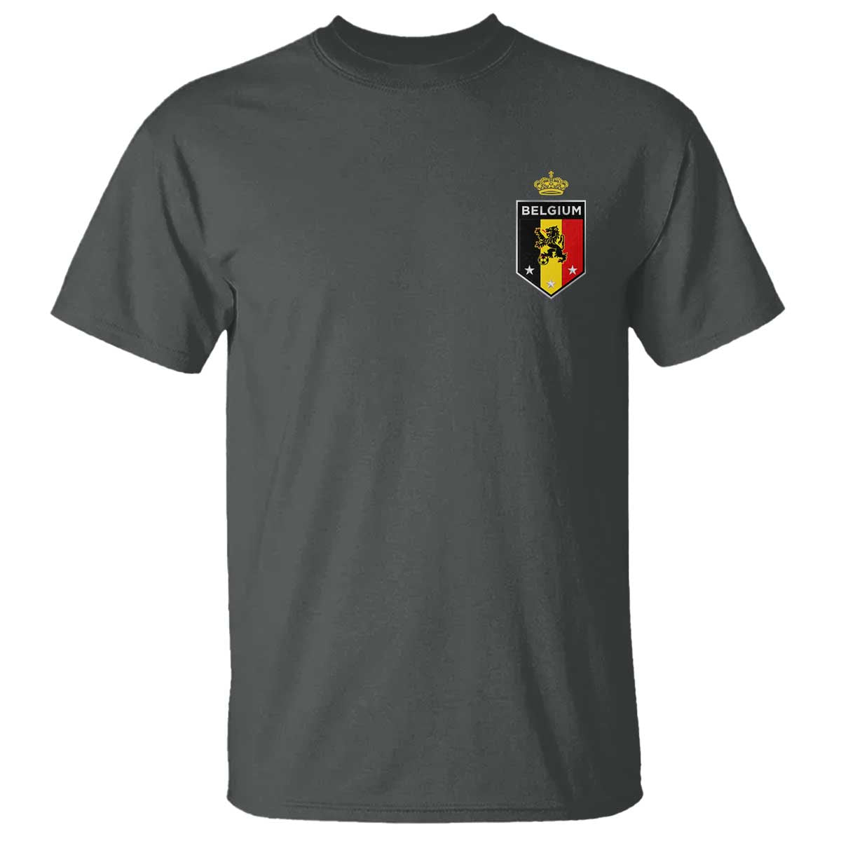 Belgium Football Crest T Shirt Vintage Belgian Lion Crown Belgian Heritage