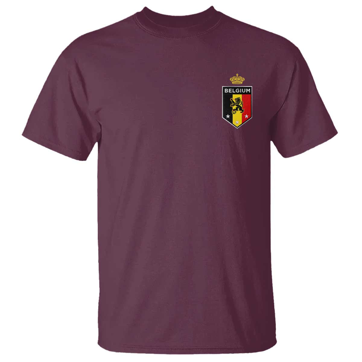 Belgium Football Crest T Shirt Vintage Belgian Lion Crown Belgian Heritage