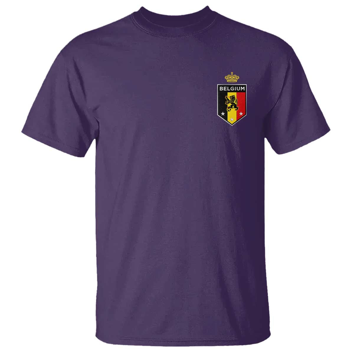 Belgium Football Crest T Shirt Vintage Belgian Lion Crown Belgian Heritage