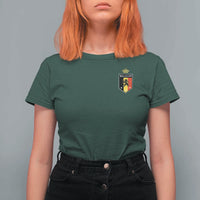 Belgium Football Crest T Shirt For Women Vintage Belgian Lion Crown Belgian Heritage