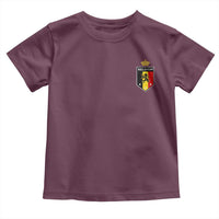 Belgium Football Crest Toddler T Shirt Vintage Belgian Lion Crown Belgian Heritage