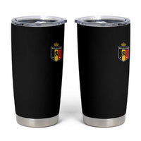 Belgium Football Crest Tumbler Cup Vintage Belgian Lion Crown Belgian Heritage