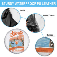 Spritz Veneto Spare Tire Cover Italia Vintage Orange Wine Cocktail Dal 1919