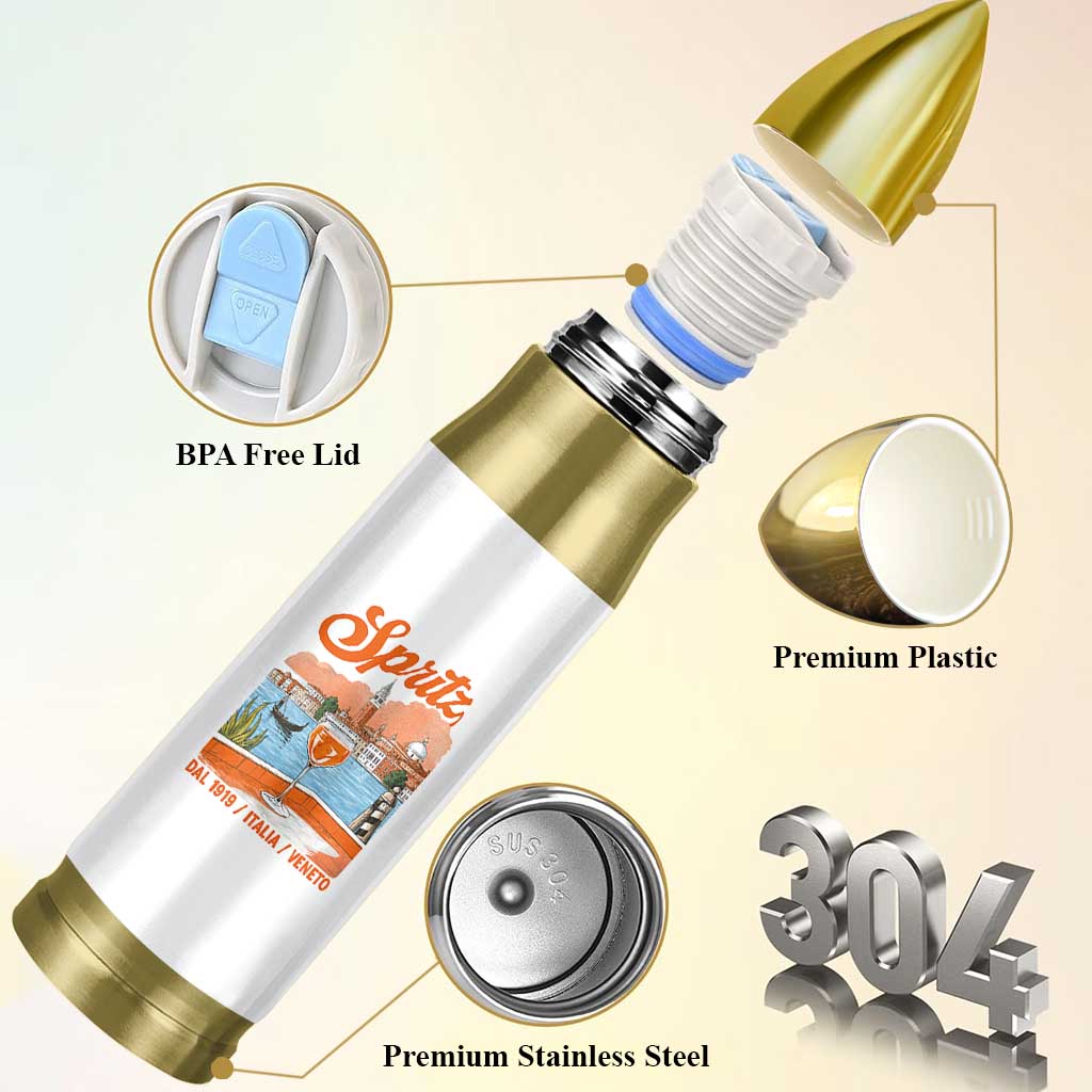 Spritz Veneto Bullet Tumbler Italia Vintage Orange Wine Cocktail Dal 1919