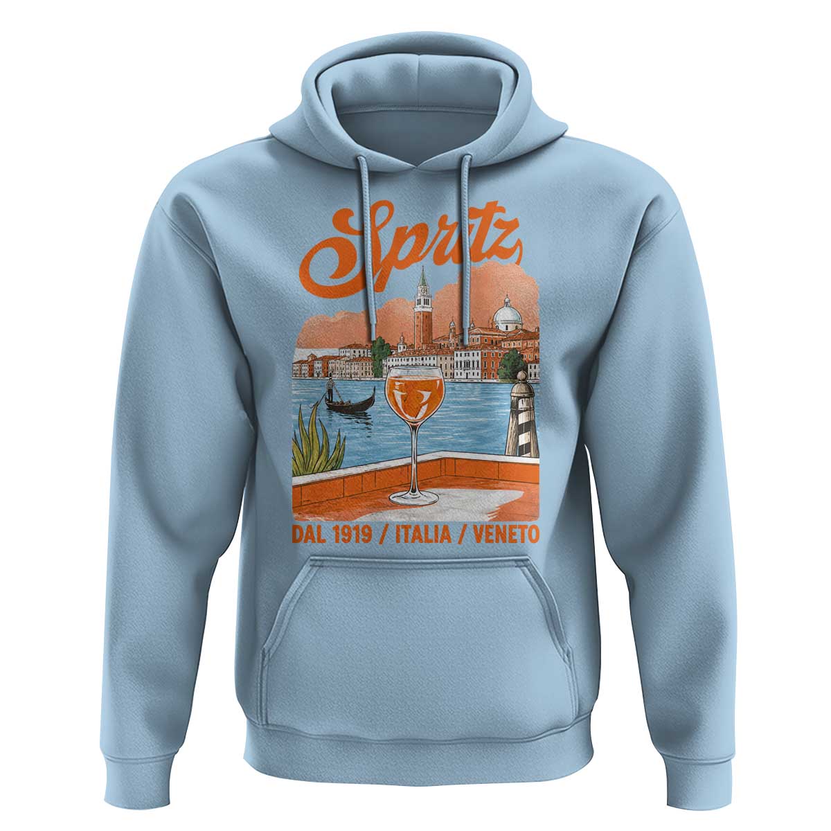 Spritz Veneto Hoodie Italia Vintage Orange Wine Cocktail Dal 1919