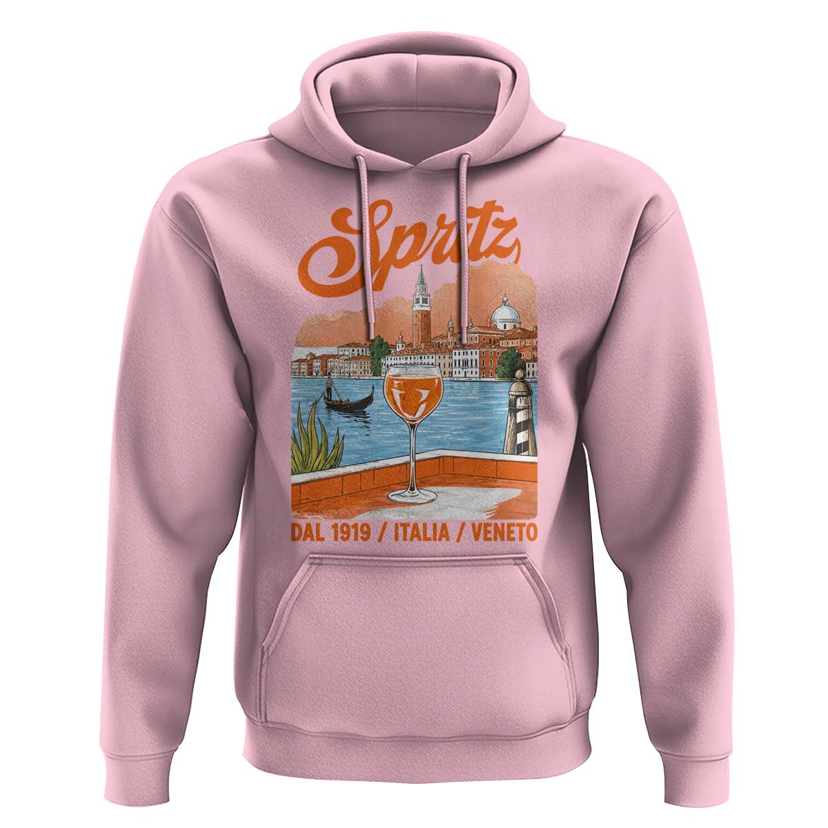Spritz Veneto Hoodie Italia Vintage Orange Wine Cocktail Dal 1919