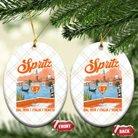 Spritz Veneto Ceramic Ornament Italia Vintage Orange Wine Cocktail Dal 1919