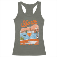 Spritz Veneto Racerback Tank Top Italia Vintage Orange Wine Cocktail Dal 1919