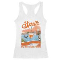 Spritz Veneto Racerback Tank Top Italia Vintage Orange Wine Cocktail Dal 1919