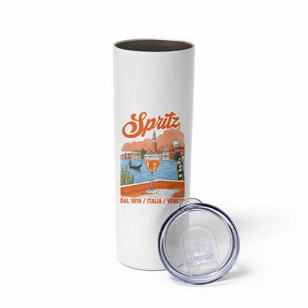 Spritz Veneto Skinny Tumbler Italia Vintage Orange Wine Cocktail Dal 1919