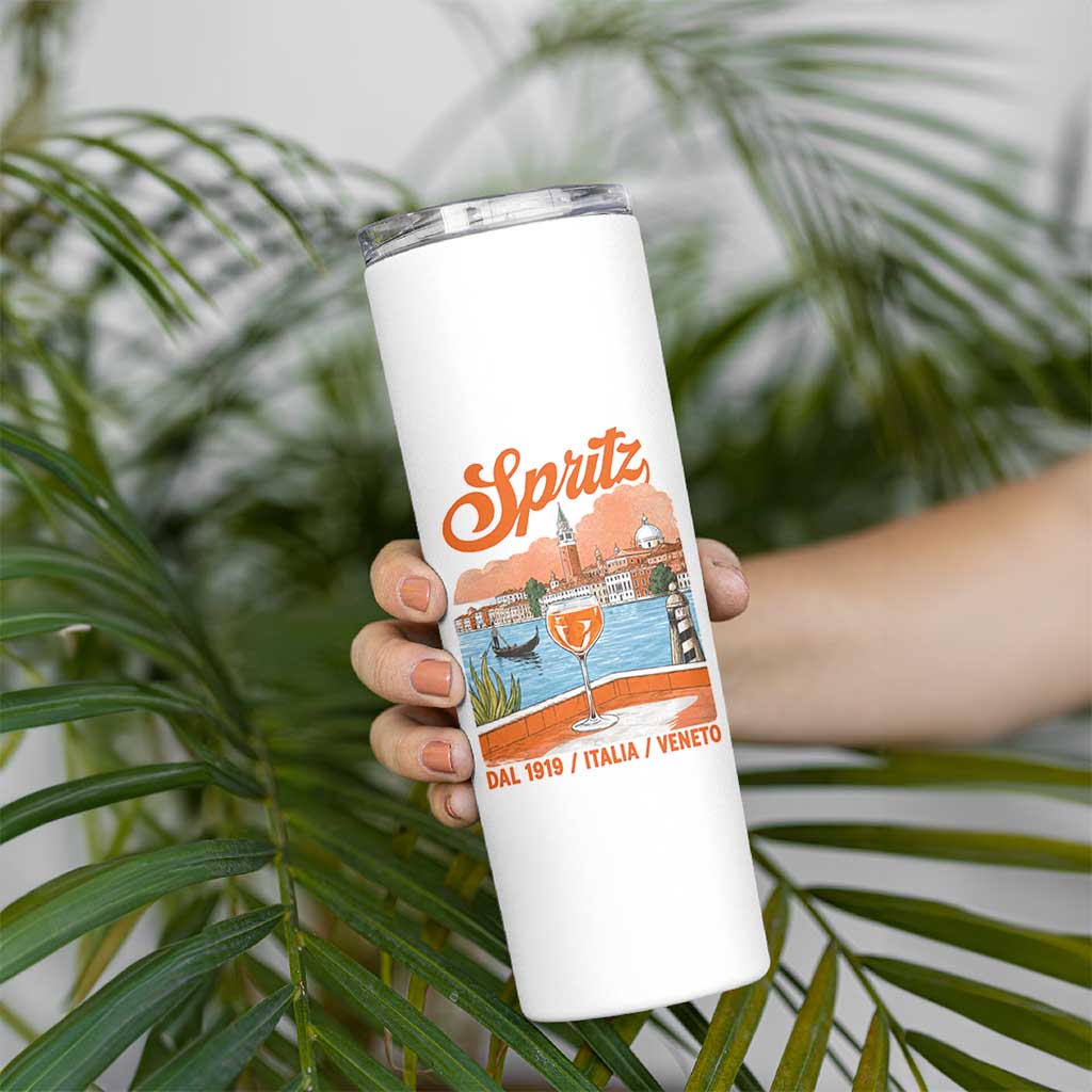 Spritz Veneto Skinny Tumbler Italia Vintage Orange Wine Cocktail Dal 1919