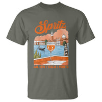 Spritz Veneto T Shirt Italia Vintage Orange Wine Cocktail Dal 1919