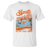 Spritz Veneto T Shirt Italia Vintage Orange Wine Cocktail Dal 1919