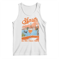 Spritz Veneto Tank Top Italia Vintage Orange Wine Cocktail Dal 1919