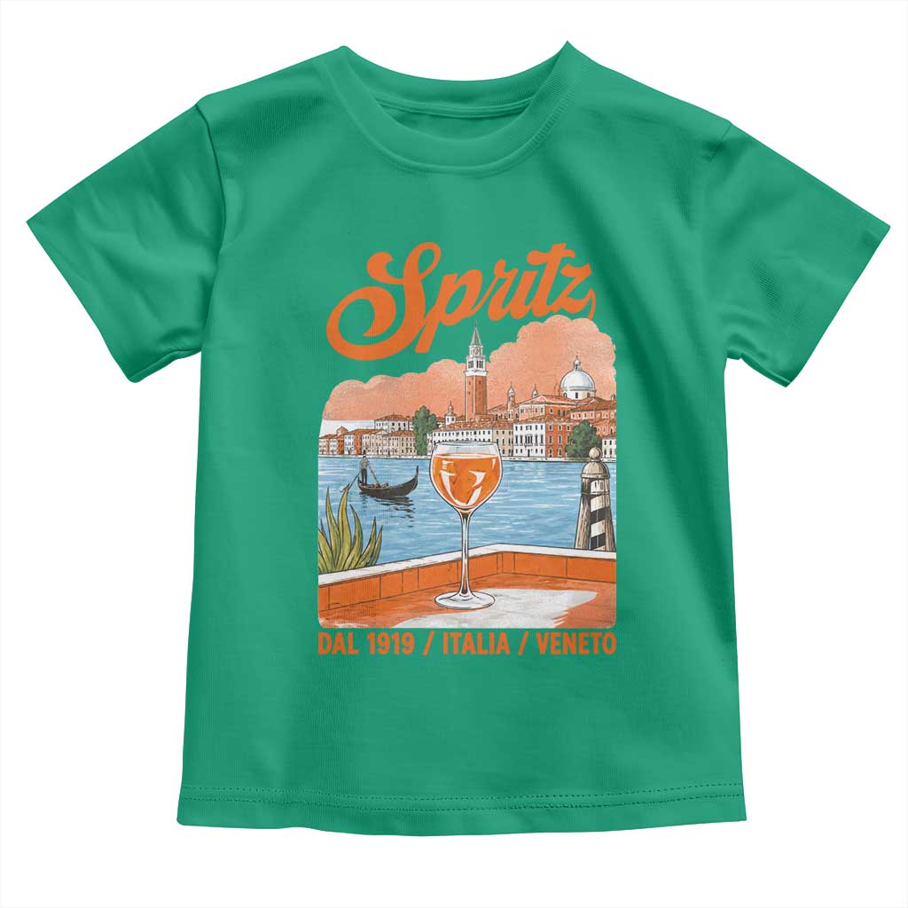 Spritz Veneto Toddler T Shirt Italia Vintage Orange Wine Cocktail Dal 1919