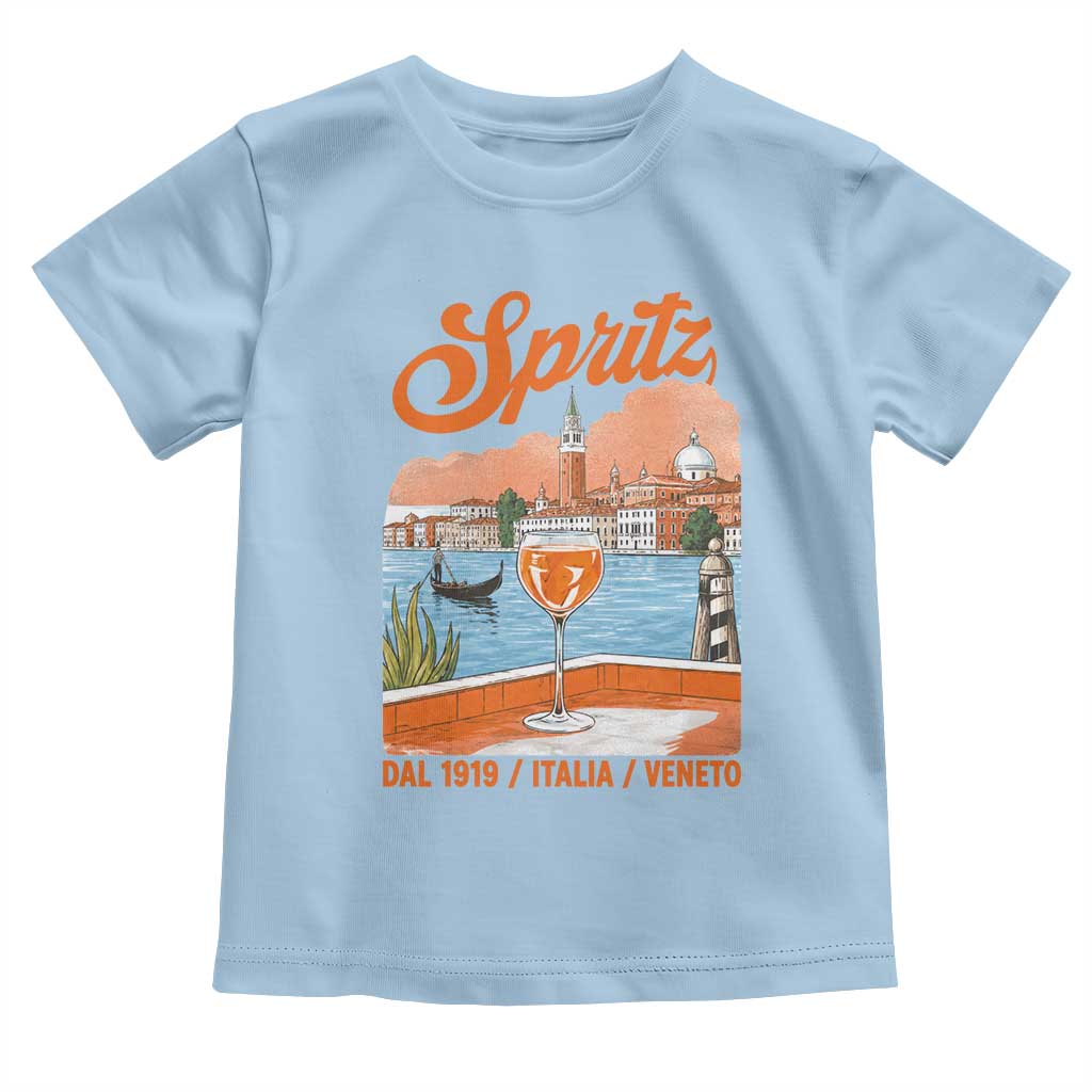 Spritz Veneto Toddler T Shirt Italia Vintage Orange Wine Cocktail Dal 1919