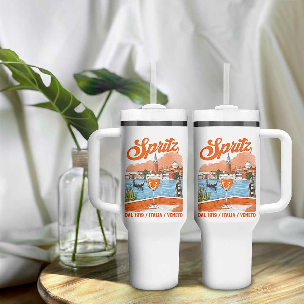 Spritz Veneto Tumbler With Handle Italia Vintage Orange Wine Cocktail Dal 1919