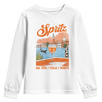 Spritz Veneto Youth Sweatshirt Italia Vintage Orange Wine Cocktail Dal 1919