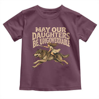 May Our Daughters Be Ungovernable Feminist Girl Toddler T Shirt