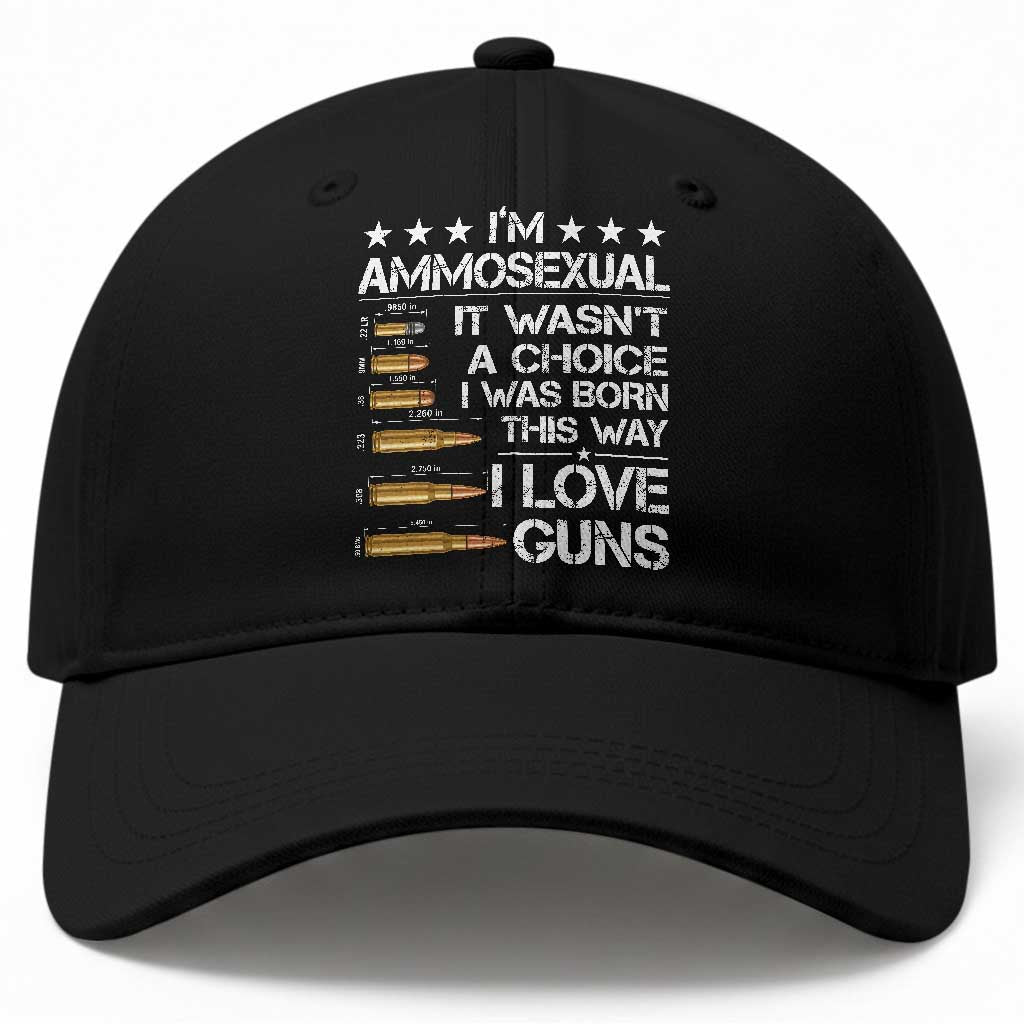 I'm Ammosexual It Wasn't A Choice 2nd Amendment Gun Lovers Baseball Cap