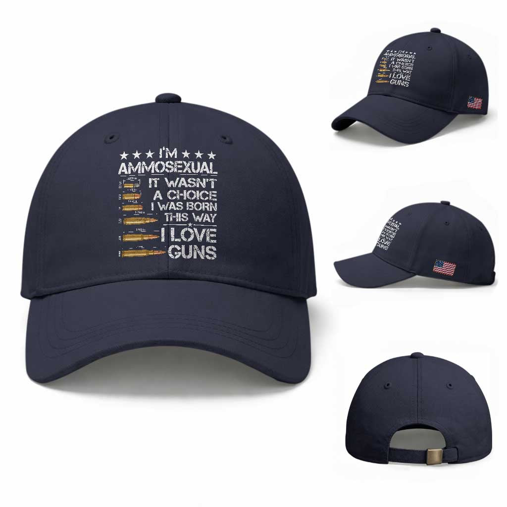 I'm Ammosexual It Wasn't A Choice 2nd Amendment Gun Lovers Baseball Cap