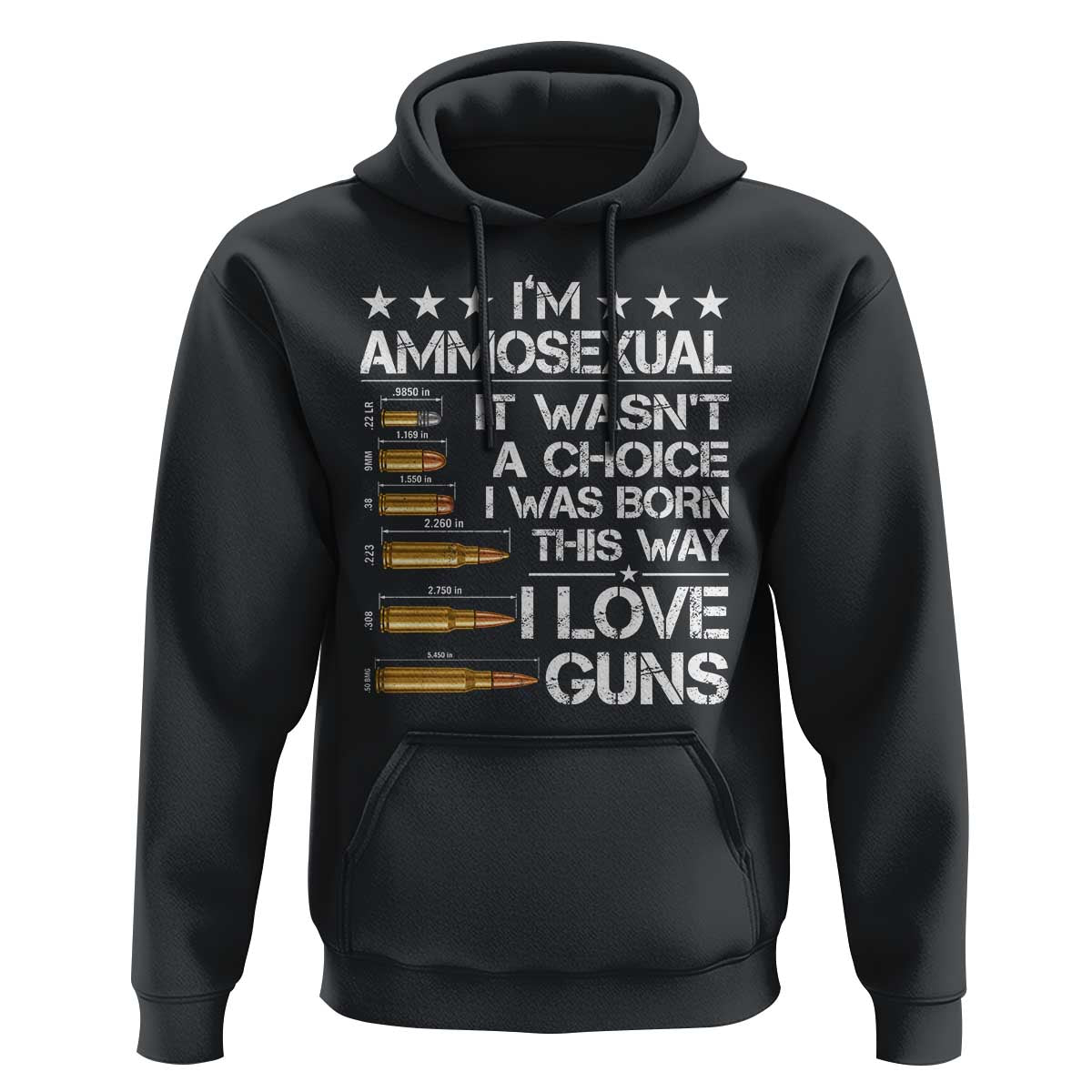 I'm Ammosexual It Wasn't A Choice 2nd Amendment Gun Lovers Hoodie