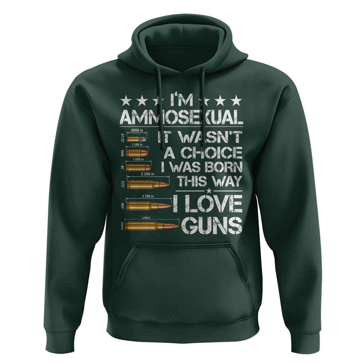 I'm Ammosexual It Wasn't A Choice 2nd Amendment Gun Lovers Hoodie