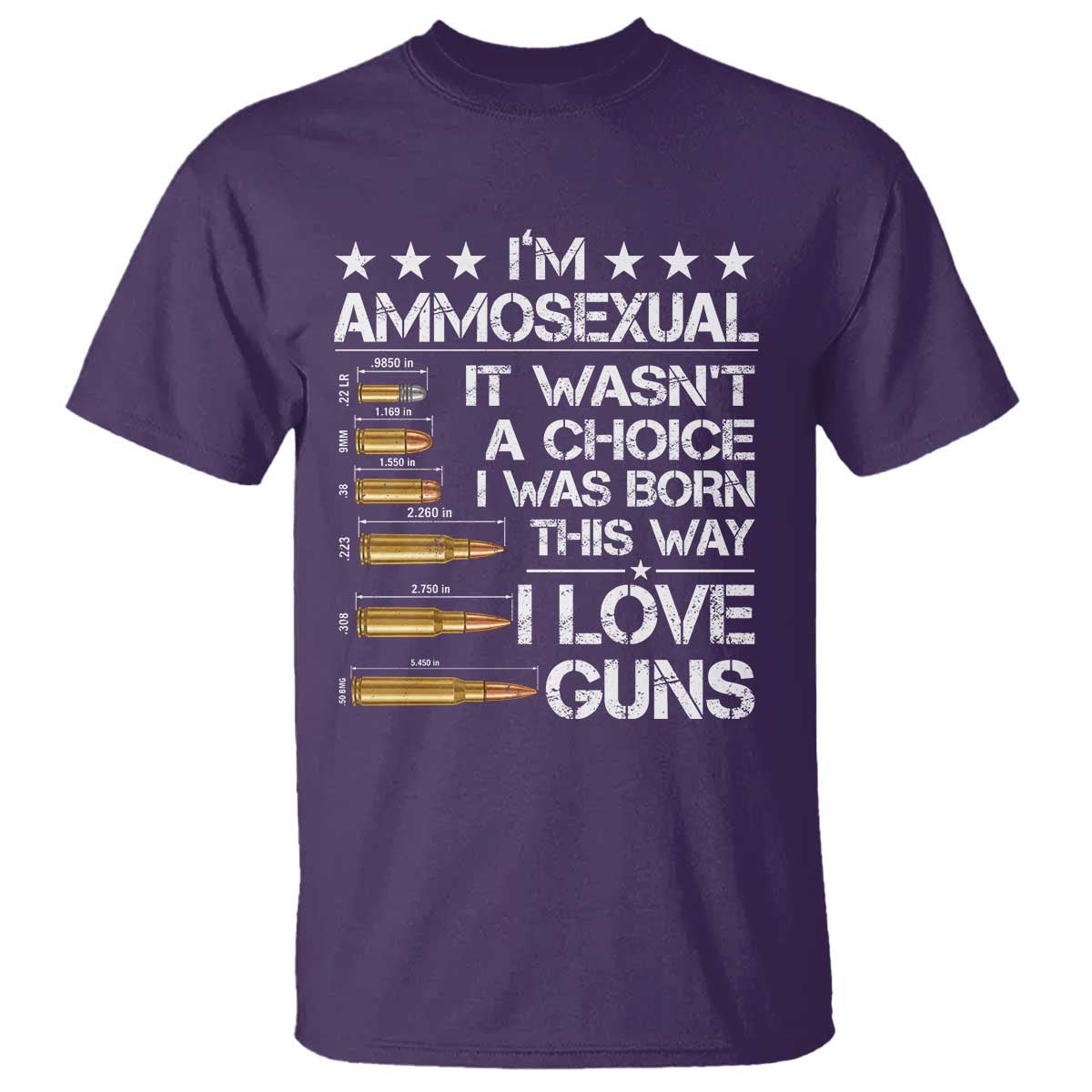 I'm Ammosexual It Wasn't A Choice 2nd Amendment Gun Lovers T Shirt