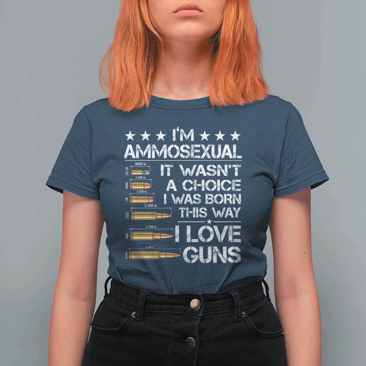 I'm Ammosexual It Wasn't A Choice 2nd Amendment Gun Lovers T Shirt For Women