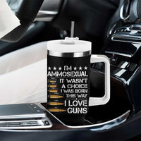 I'm Ammosexual It Wasn't A Choice 2nd Amendment Gun Lovers Tumbler With Handle