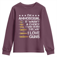I'm Ammosexual It Wasn't A Choice 2nd Amendment Gun Lovers Youth Sweatshirt