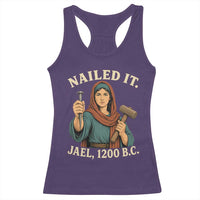 Nailed It Jael 1200 BC Racerback Tank Top Funny Biblical Feminist Religious