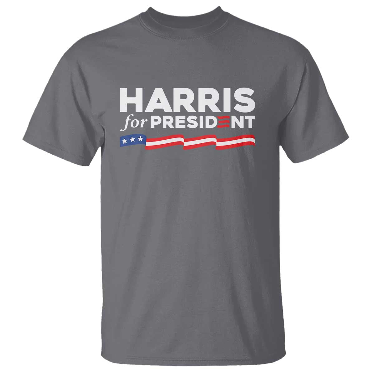 Harris For President T Shirt Election Campaign 2024 American Flag - Wonder Print Shop