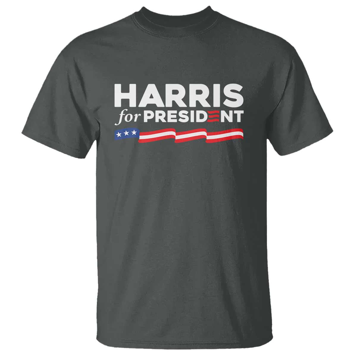 Harris For President T Shirt Election Campaign 2024 American Flag - Wonder Print Shop