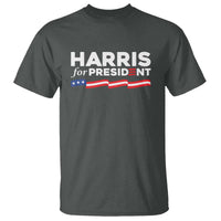 Harris For President T Shirt Election Campaign 2024 American Flag - Wonder Print Shop