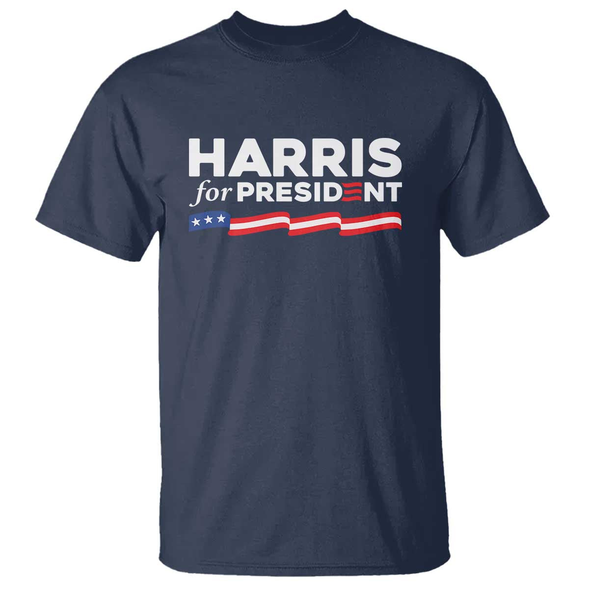 Harris For President T Shirt Election Campaign 2024 American Flag - Wonder Print Shop