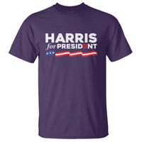 Harris For President T Shirt Election Campaign 2024 American Flag - Wonder Print Shop
