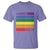 Harris Walz LGBT T Shirt Presidential Election 2024 Rainbow Flag - Wonder Print Shop