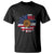 Harris Walz Supporter T Shirt Peace Love Equality Hope Diversity Sunflower USA Flag - Wonder Print Shop