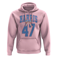 Harris 47 Hoodie 47th President USA America Bow Coquette Aesthetic - Wonder Print Shop