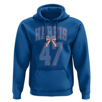 Harris 47 Hoodie 47th President USA America Bow Coquette Aesthetic - Wonder Print Shop